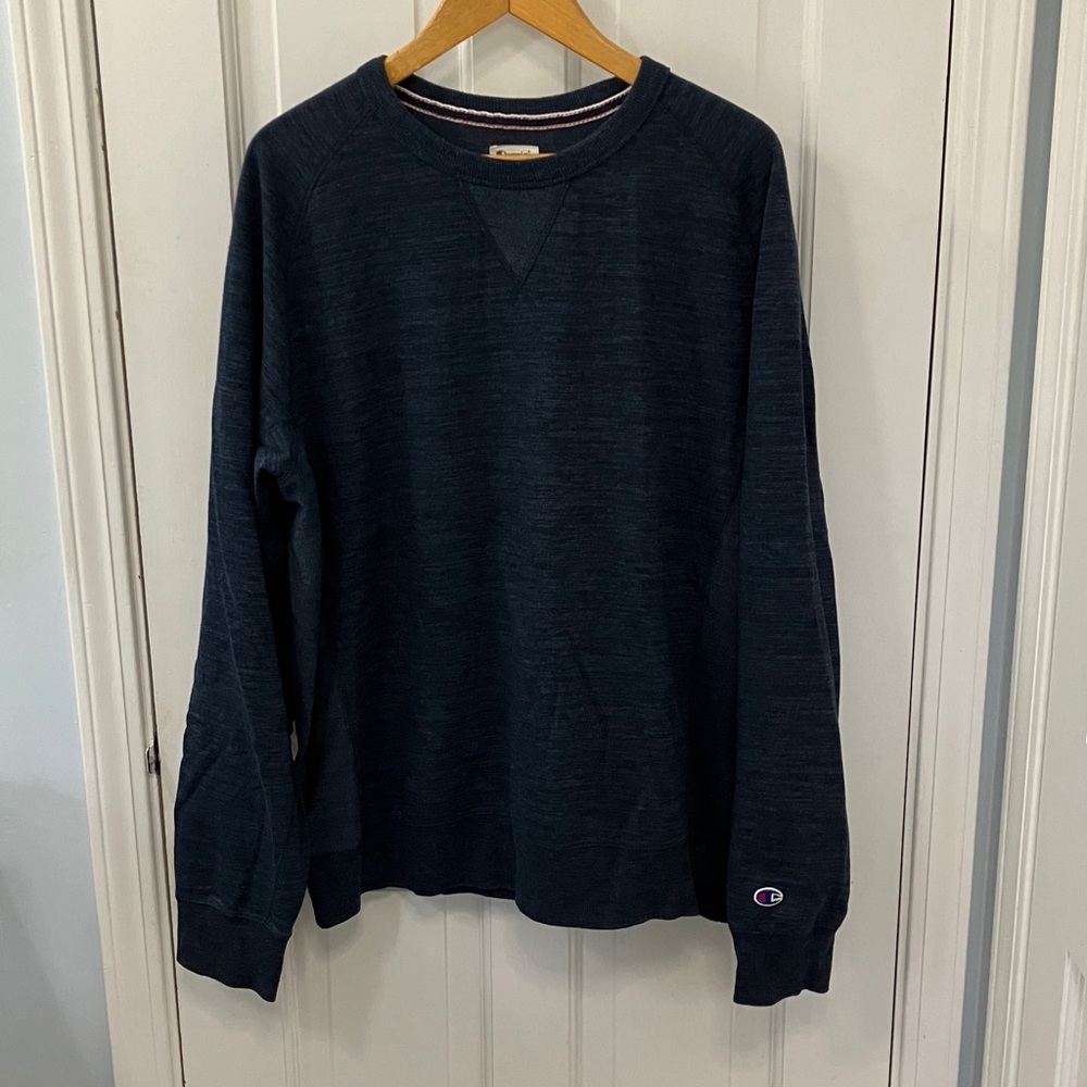 Champion Heather Blue long sleeve men’s Crewneck Sweatshirt size XL
